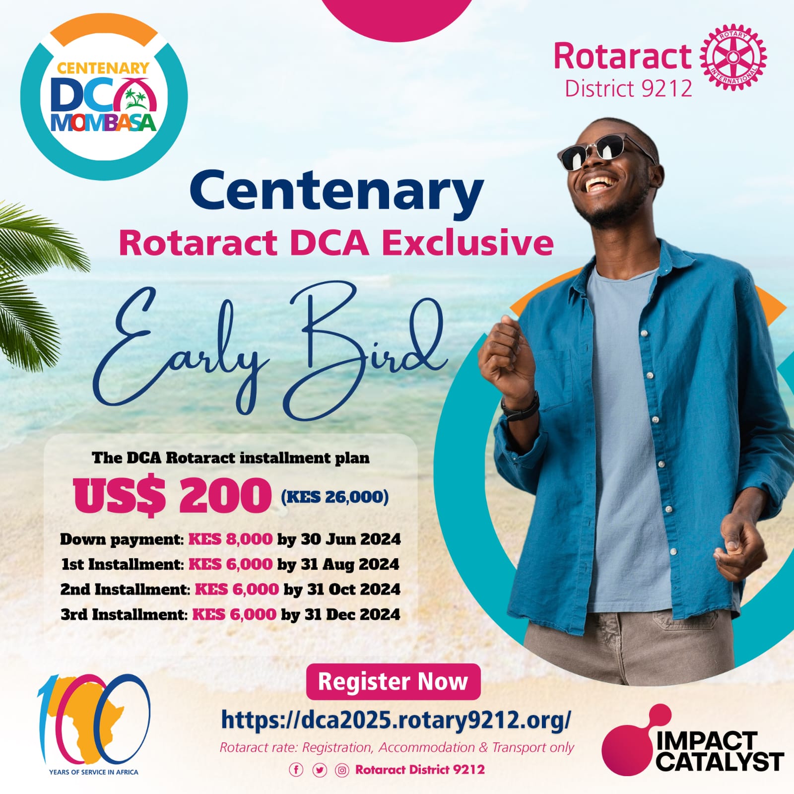 DCA 2025 Rotaract DownPayment